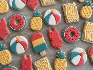 Summer Fun Decorated Cookies