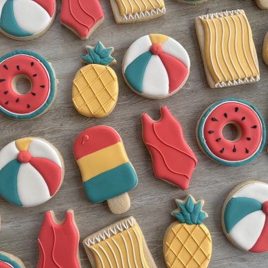 Summer Fun Decorated Cookies